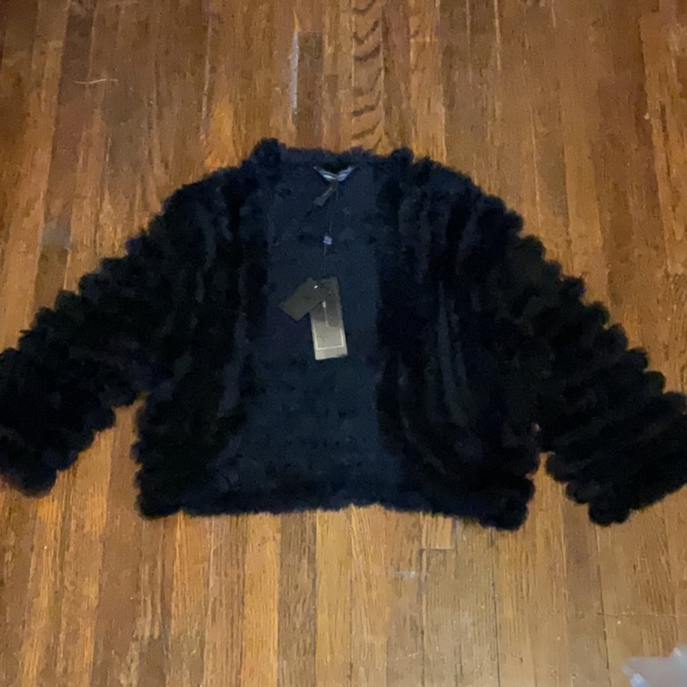 Black Faux Fur Jacket